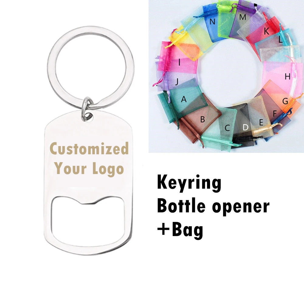 Personalized Wedding Gifts For Guests Baptism Party Favor Keychain Bottle Opener Key Holder Communion Baptism Custom Souvenir