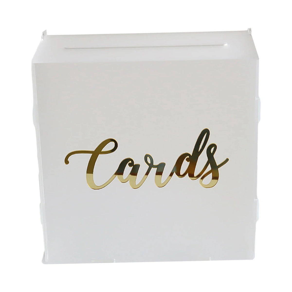 Large Acrylic Card Box DIY Large Envelope Gift Card Box Acrylic Wedding Money Box for Anniversary Shower Birthday Decorations