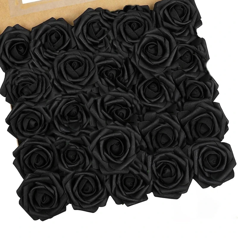 5/10/15/20/25Pcs Artificial Rose Flowers Wedding Decorations Centerpieces Arrangements Party Baby Shower Garden Home Decor Gifts