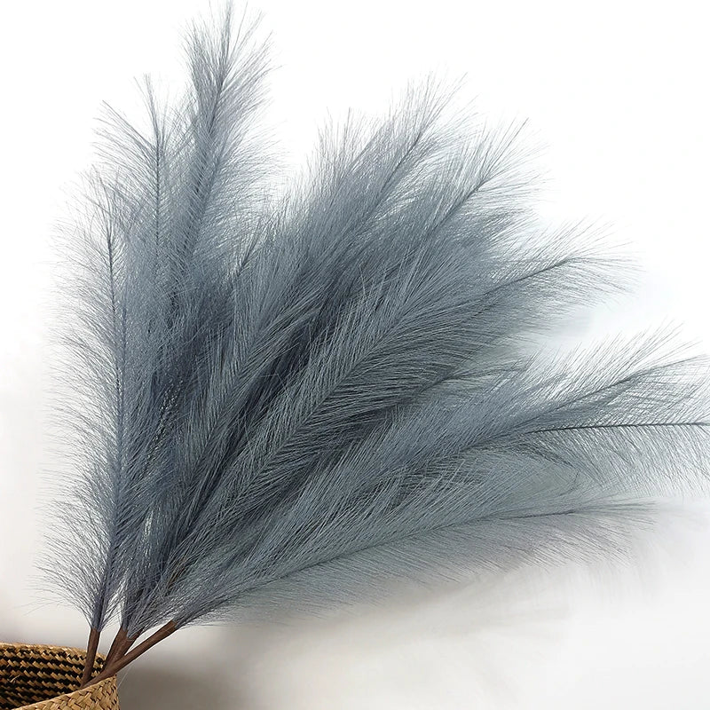 1PC Artificial Pampas Grass Fake Reeds Decor Vase Fillers Everlasting Flower Decor Centerpieces Wedding Arch Flower Faux Plants