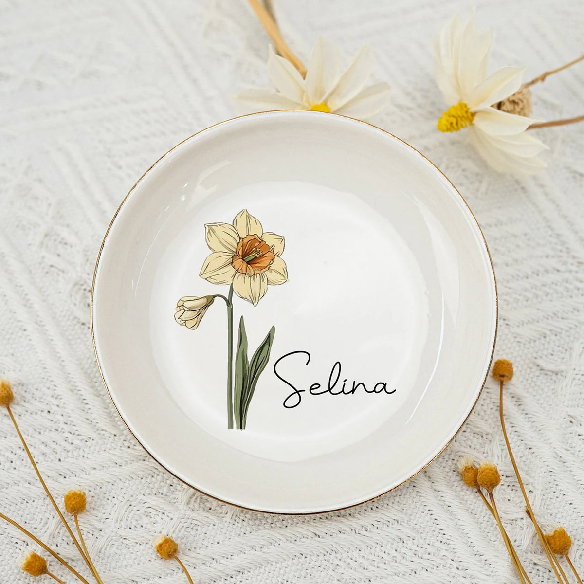 Personalized Ring Dish Custom Jewelry Dish Birthday Gift for Her Perfect Bridesmaid Gifts Trinket Tray Engagement Wedding Favor