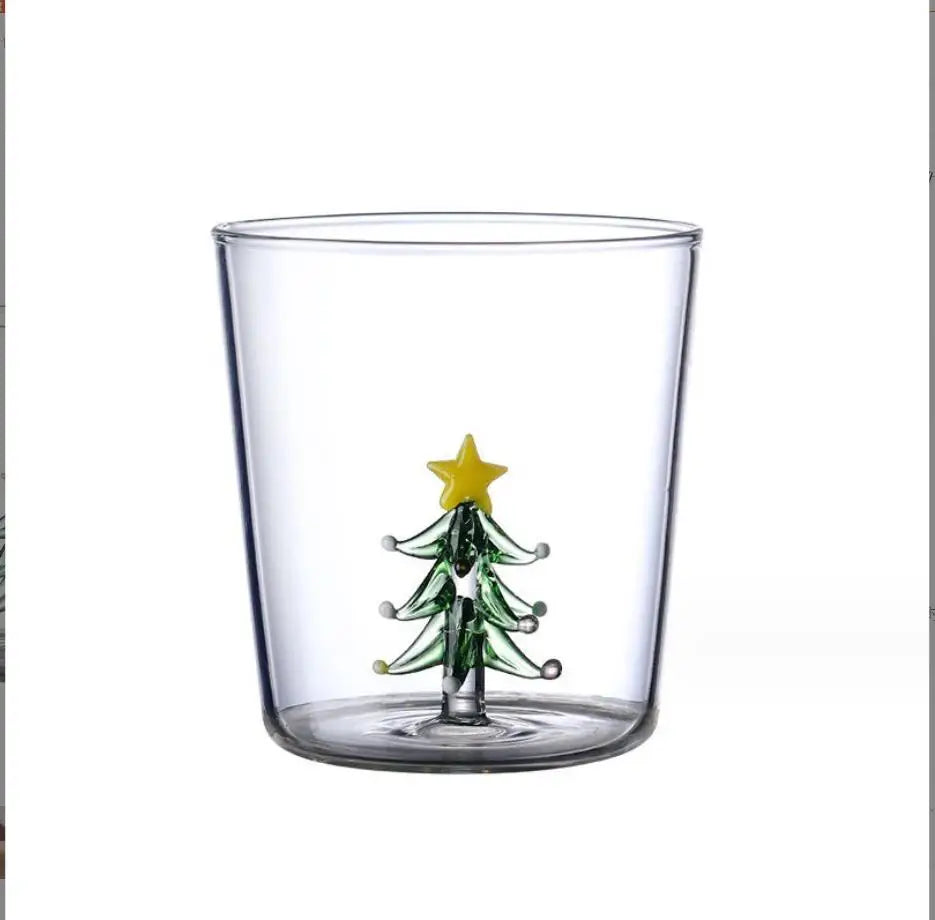 Glass Cup 3D Cartoon Animal Shape Glasses Home Cute Water Coffee Glass Single Layer Cup with Guests Juice Cold Drink Cup