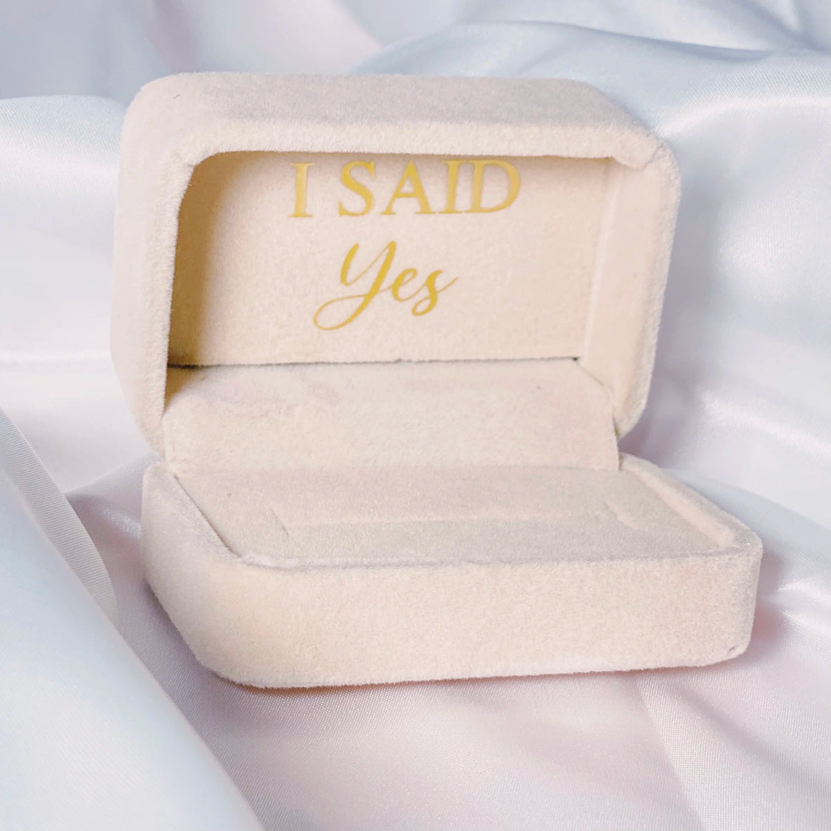 Personalized Flannel Ring Box Custom Jewelry Box Gift Boxs For Bride Engagement Ring Box Wedding Jewelry Box Anniversaire Gift
