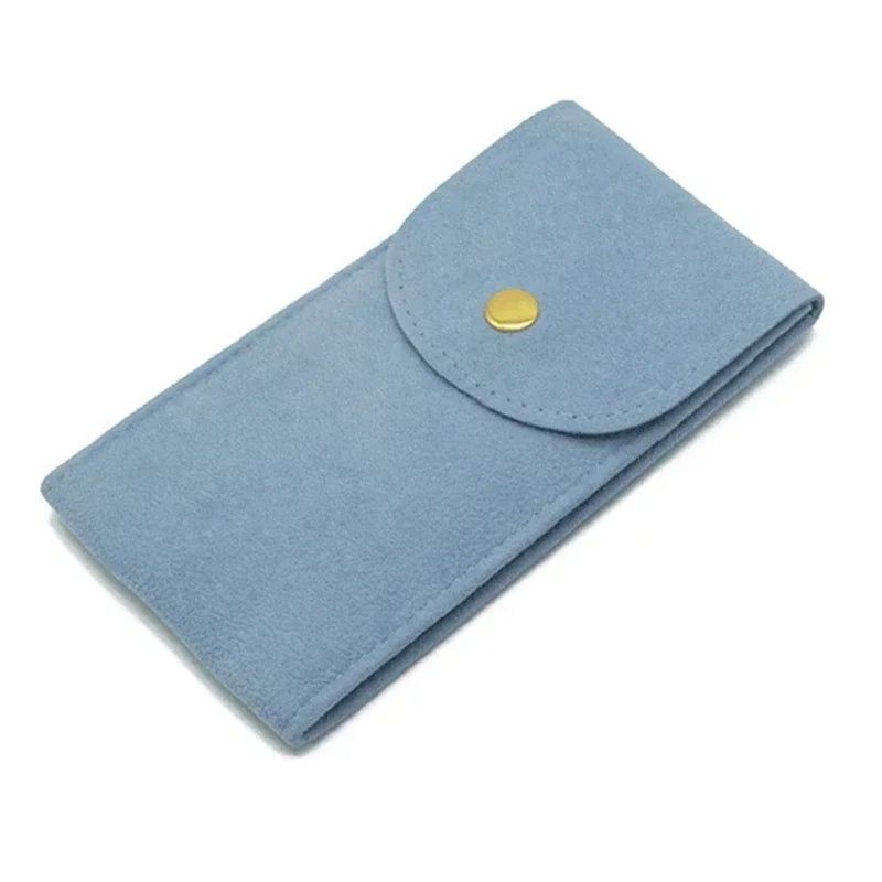 Wholesale Top Velvet Snap Watch Flannel Bag Packaging Bag Ring Bracelet Gift Bag Travel Storage Case for Men Women Watch Lovers