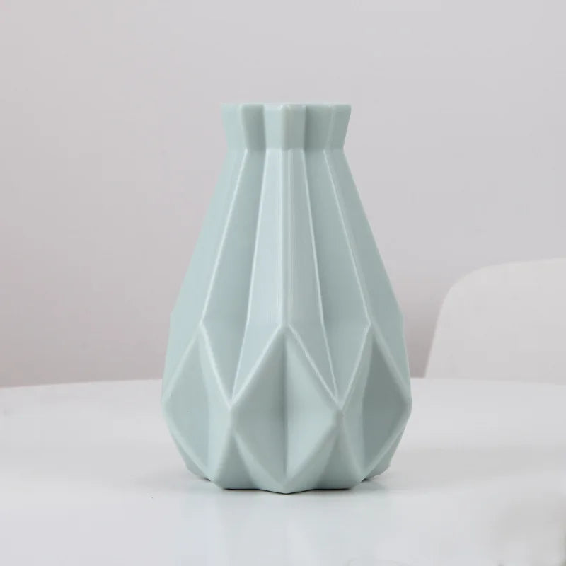 Nordic Style Plastic Vase Ornaments, Flower Arrangement, Home Living Room Decoration, Dried Flower Creative Art, Desktop Decor