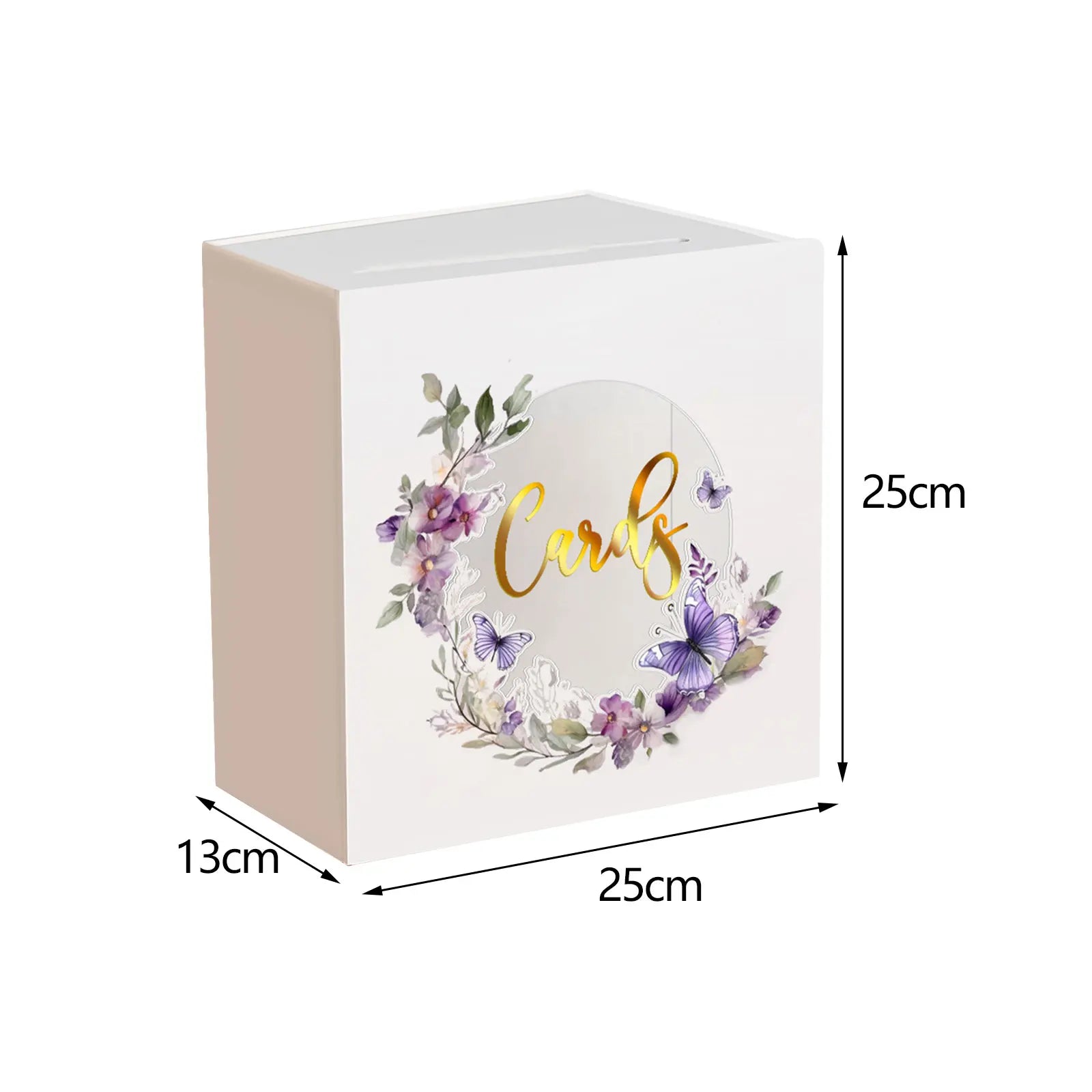Large Acrylic Card Box DIY Large Envelope Gift Card Box Acrylic Wedding Money Box for Anniversary Shower Birthday Decorations