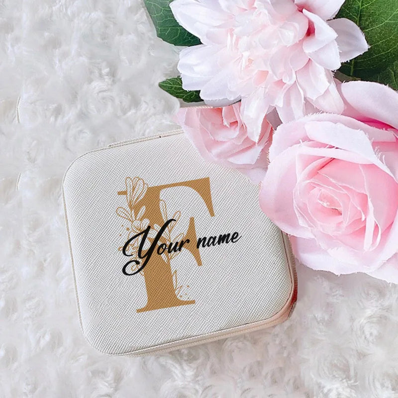Personalized Jewelry Box Girls Jewelry Organizer Case with Name Perfect Wedding Bridesmaid Bestfriends Bachelorette Party Gift