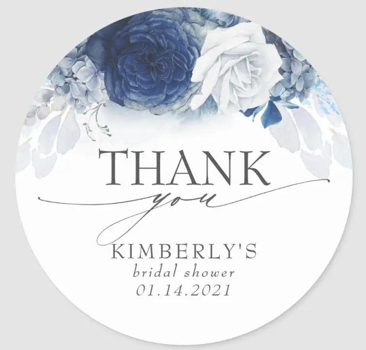 Custom Logo Wedding Stickers Personalized Design Your Name Candy Gift Box Birthday Party Gift Tags