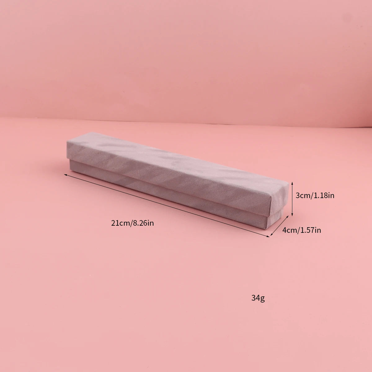 6pcs Velvet Jewelry Set Gift Box Ring Necklace Bracelets Earring Gift Packaging Boxes With Sponge Inside Rectangle