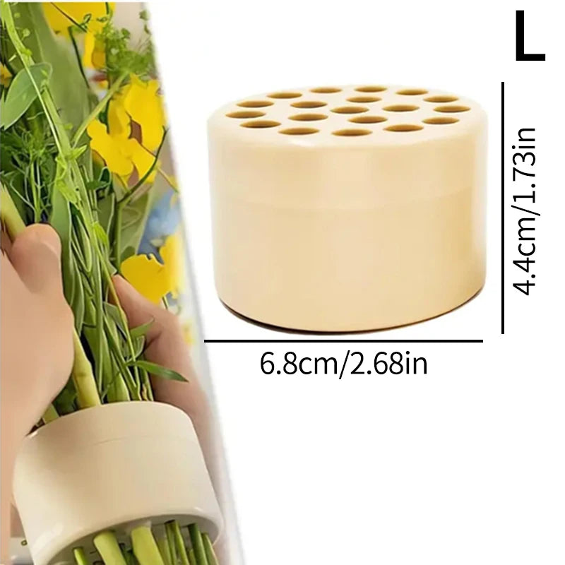 2024 New Spiral Ikebana Stem Holder Spiral Stem Holder for Vases Flower Arrangement Holder for Home and Office Decoration Flower