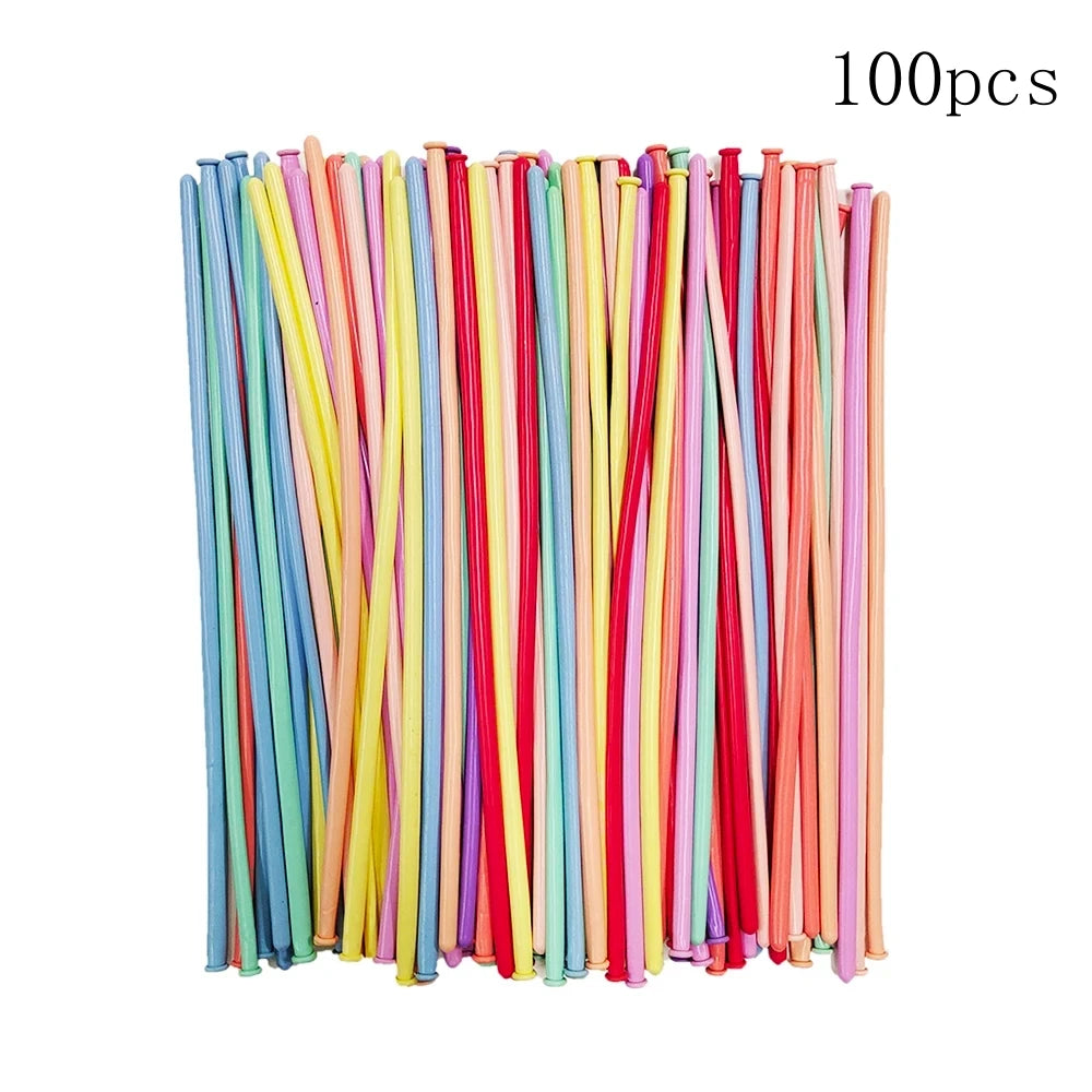 20/50Pcs Multicolor Spiral Long Balloon Unique Twist Spiraal Latex Balloon Wedding Happy Birthday Holiday Decorations Kids Toys