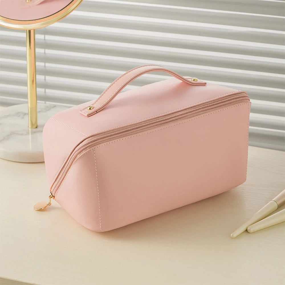 Personalised Makeup Bag Wedding Gift for Bridesmaid Portable PU Pouch Cosmetic bag Waterproof Bathroom Washbag Birthday gift