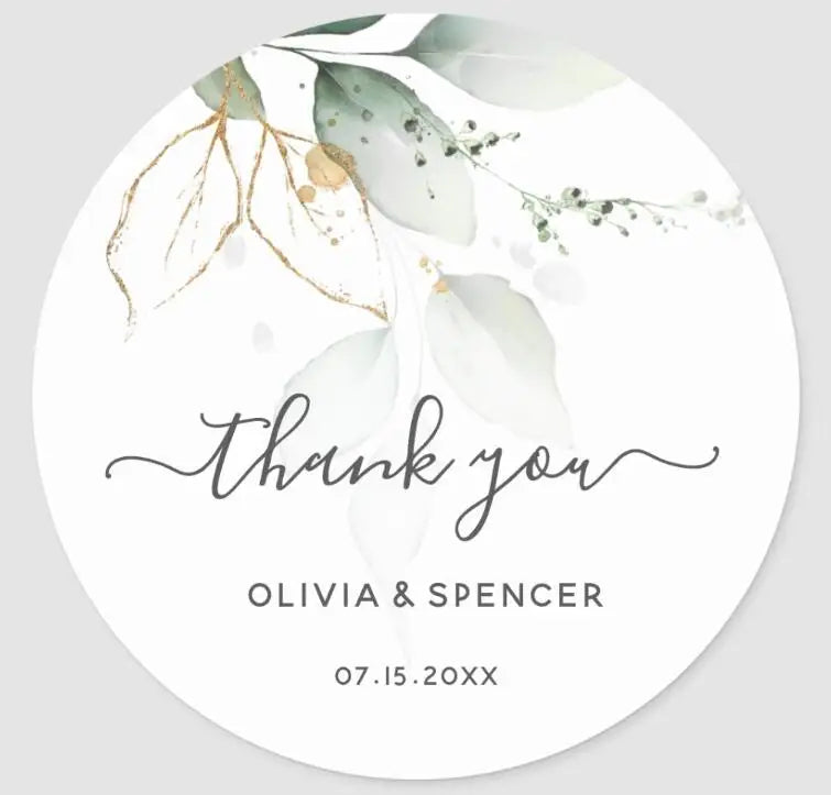 Custom Logo Wedding Stickers Personalized Design Your Name Candy Gift Box Birthday Party Gift Tags