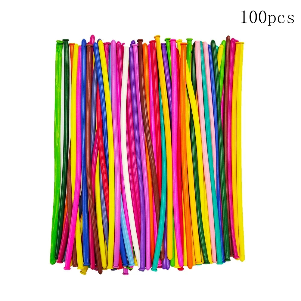 20/50Pcs Multicolor Spiral Long Balloon Unique Twist Spiraal Latex Balloon Wedding Happy Birthday Holiday Decorations Kids Toys