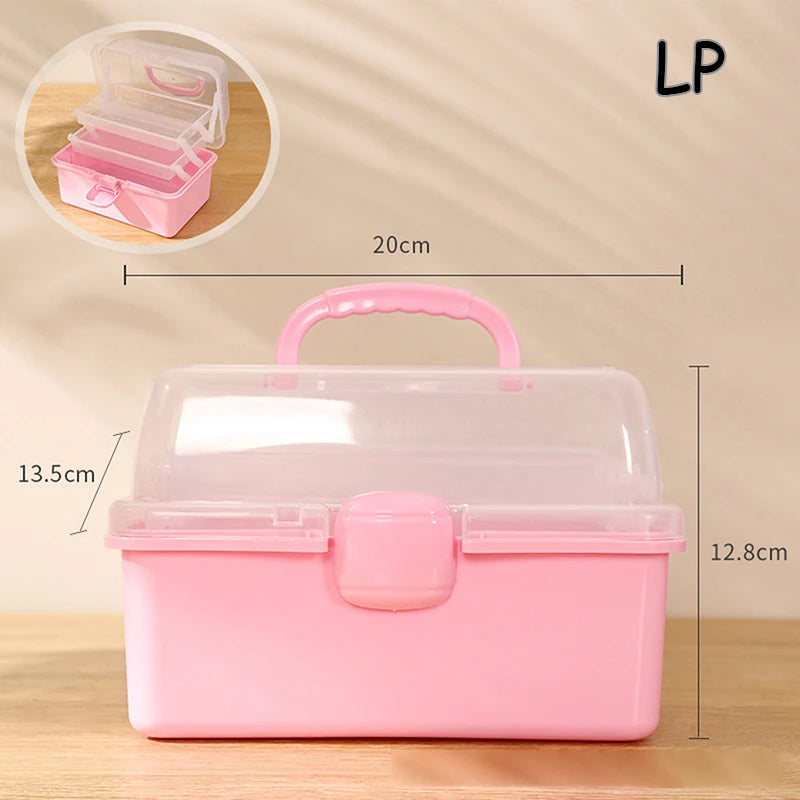 〔CC88〕Multi-layer Hairpin Organizer Cute Girl Jewelry Case Headdress Displays Children's Hair Accessories Storage Box