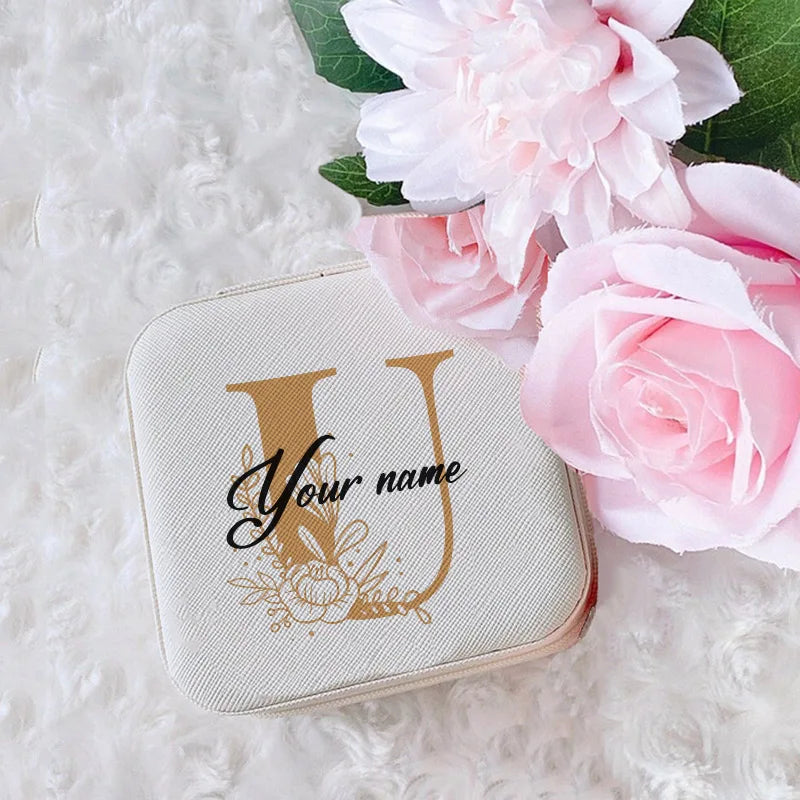 Personalized Jewelry Box Girls Jewelry Organizer Case with Name Perfect Wedding Bridesmaid Bestfriends Bachelorette Party Gift