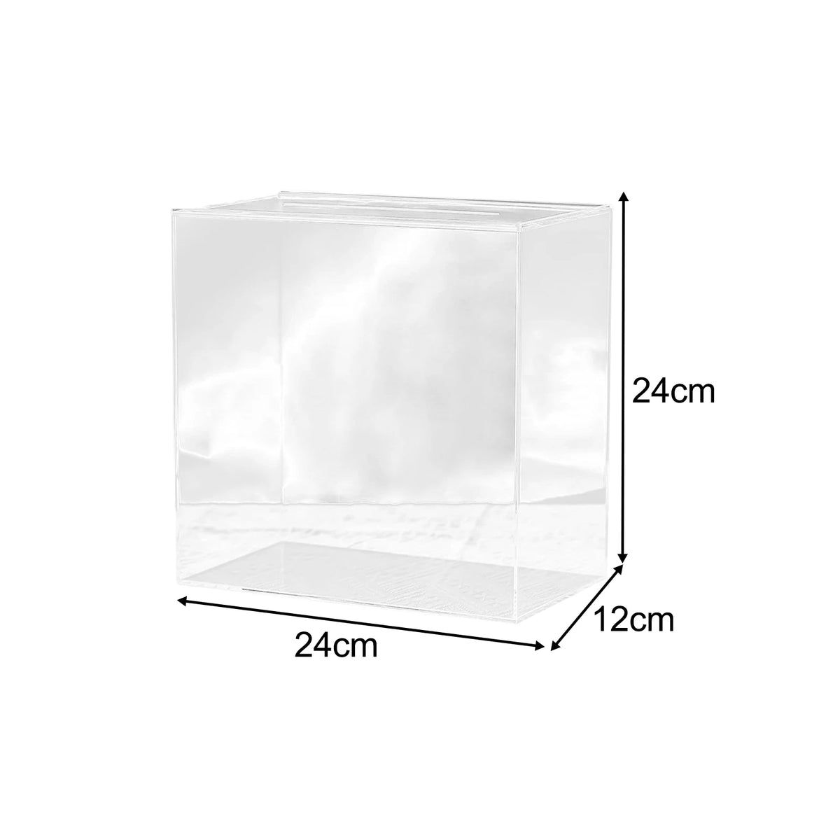 Large Acrylic Card Box DIY Large Envelope Gift Card Box Acrylic Wedding Money Box for Anniversary Shower Birthday Decorations