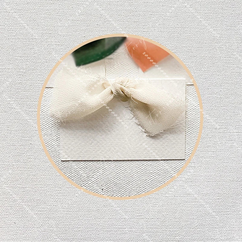 Name Place Cards with Ribbon Personlized Placeholders Wedding Decoration Table Seat Cards Party Accessories Wedding Escort Cards