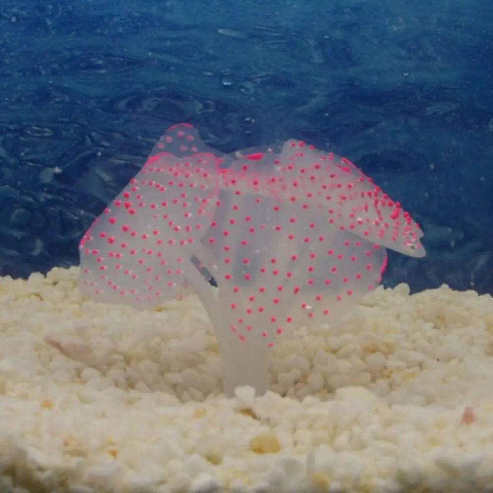 1Pc Silicone Glowing Artificial Fish Tank Aquarium Coral Plants Ornament Underwater Pets Decor Aquatic Pet Supplies Decoration