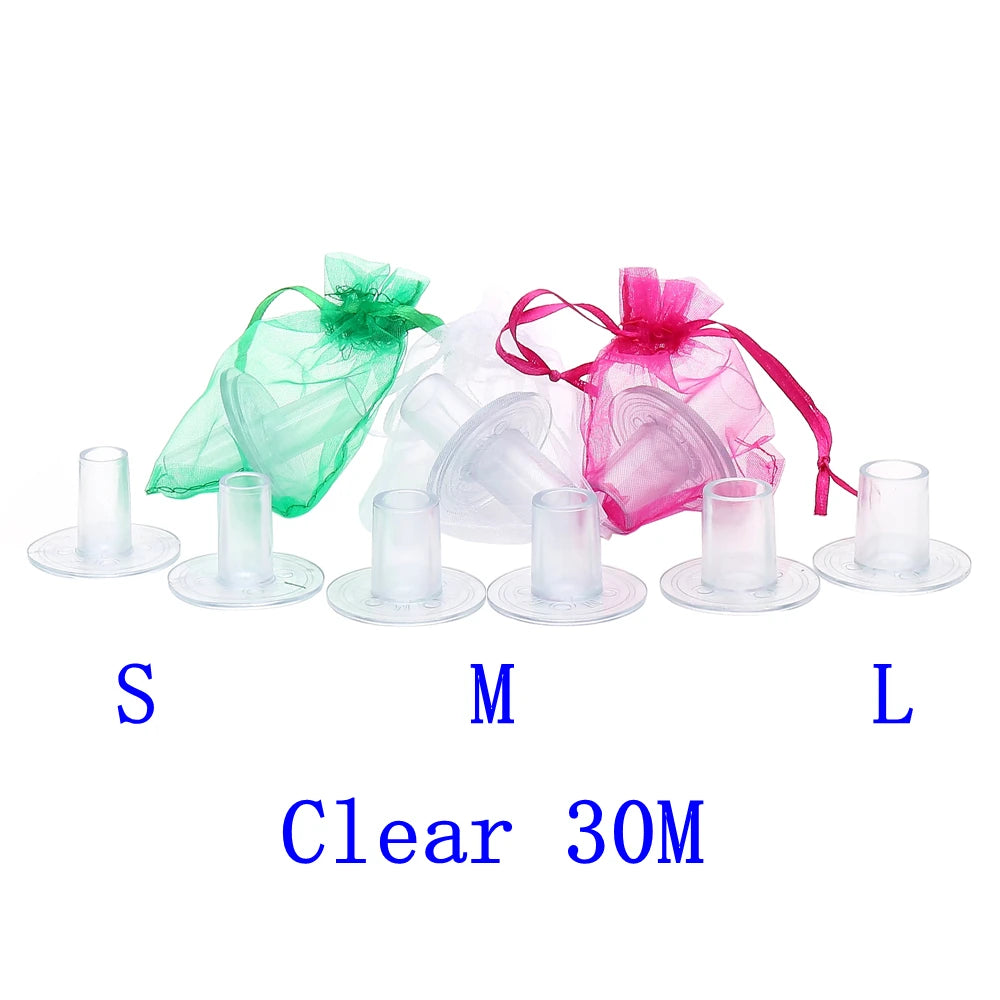 30 Pair/Lot Silver Powder Silicone High Heel Protectors for Grass Women Shoe Heel Savers Anti-slip Heel Guards for Wedding Party