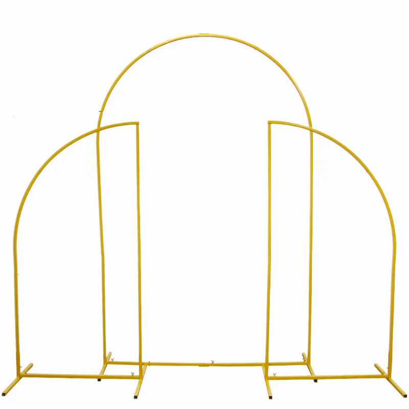 Metal Wedding Garden Arch Easy Assembly Backdrop Stand Balloon Arch Frame for Garden,Yard,Wedding, Birthday Party,Indoor Outdoor