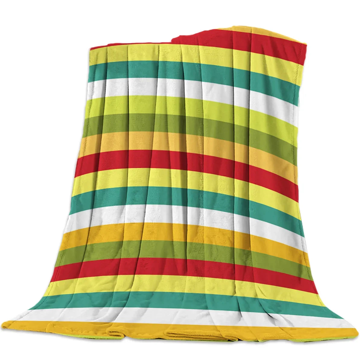 Flannel Blankets Colorful Stripe Lgbt Pride Rainbow Blanket Cushion Warm Throws on Sofa Bed Home Bedspread Travel Fleece Blanket