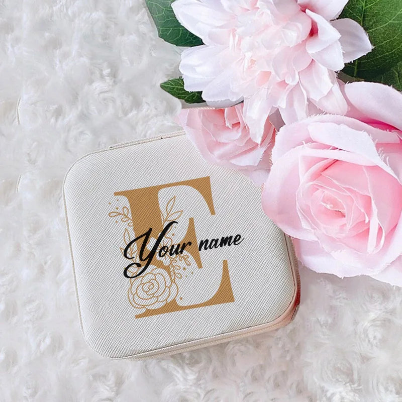 Personalized Jewelry Box Girls Jewelry Organizer Case with Name Perfect Wedding Bridesmaid Bestfriends Bachelorette Party Gift
