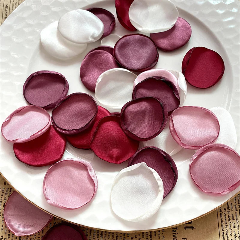 100/200/300pcs Reusable Petal Weddings Decorations Valentine's Day Room Decoration Wedding Proposal Wedding Bathtub