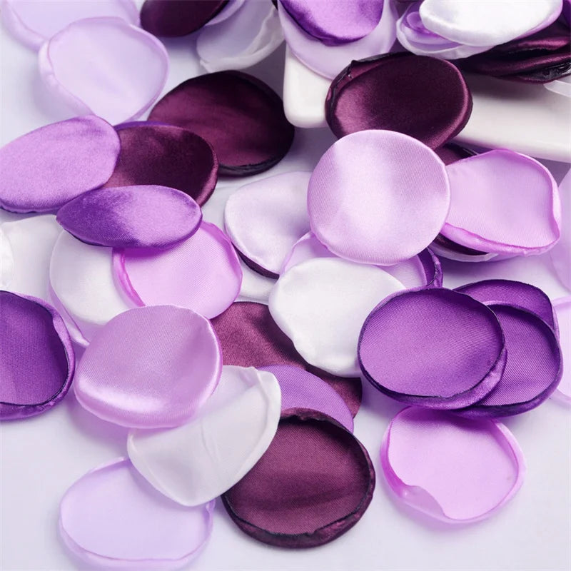 100/200/300pcs Reusable Petal Weddings Decorations Valentine's Day Room Decoration Wedding Proposal Wedding Bathtub
