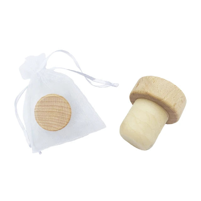 Customized  Wine Stopper  Wooden Wedding Party Favor Decor Personalized Bottle Cork Toppers  Name Design  Gift For Guest