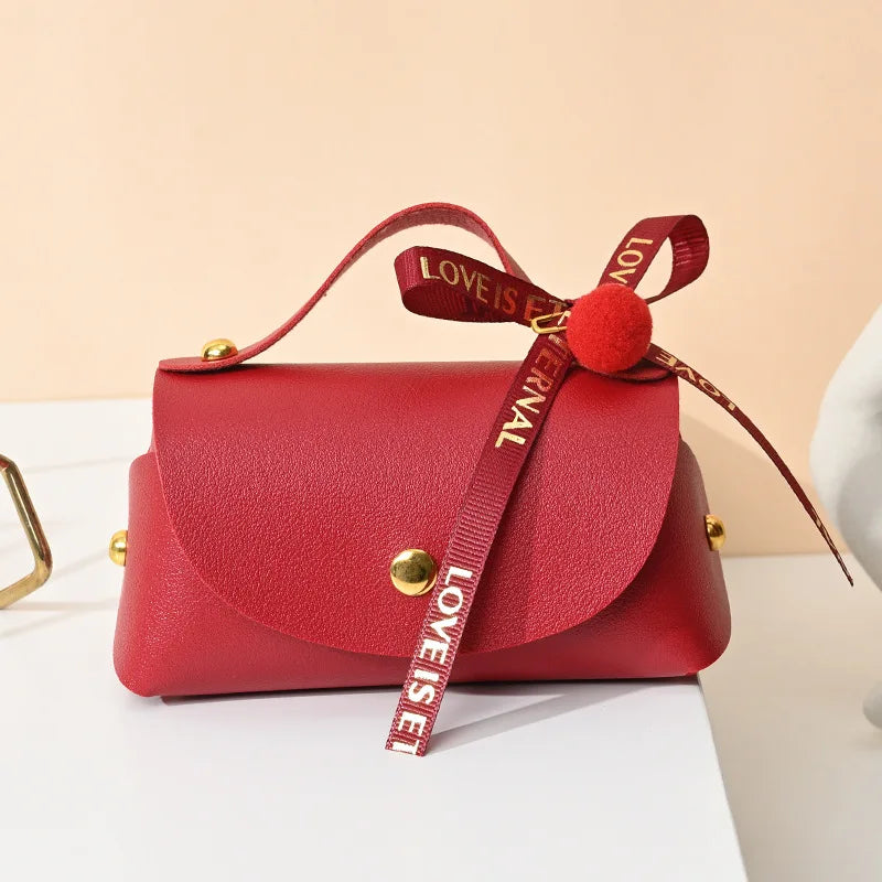 Gift Paper Box Leather Carry Hands Protable Wedding Favors Candy Cake Chocolate Bags Birthday Party New Year Decoration Supplies