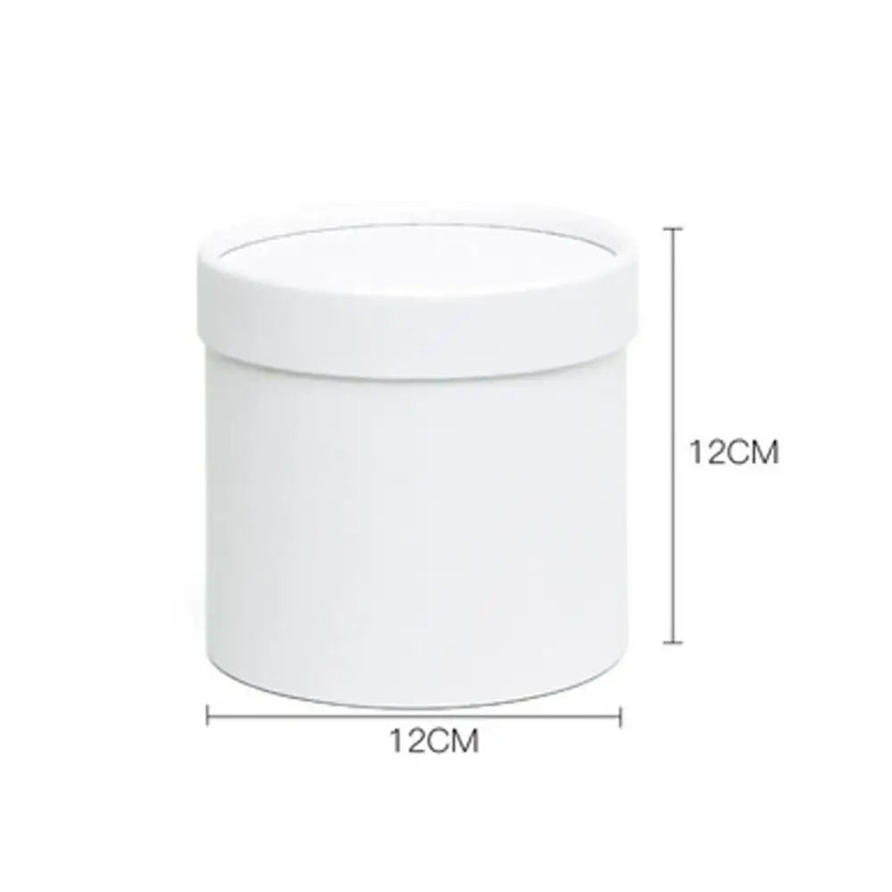 Flower Box Gift Packaging Box Portable Round Small Hug Bucket Storage Flower Cardboard Box Candy Day Mother Rose