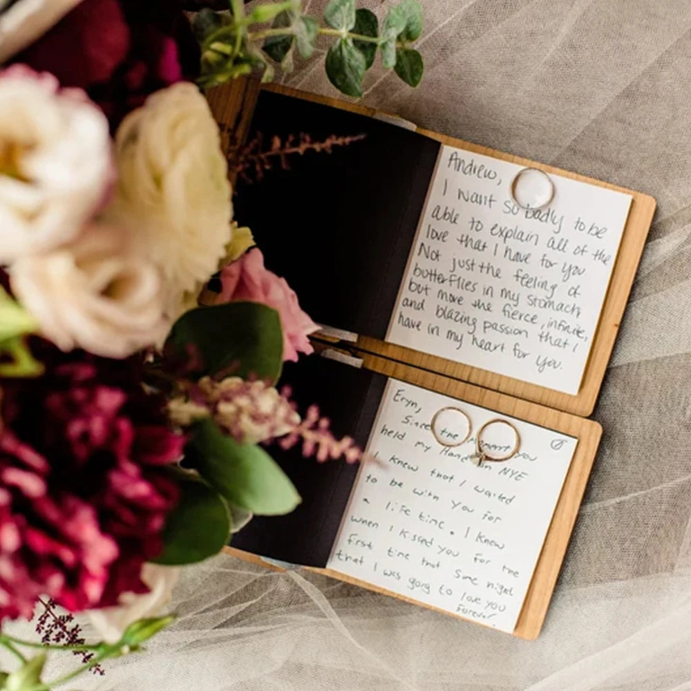 Personalized Sign Wedding Guest Book Custom Rustic Memory Wooden Guest Signatures Book Album Alternative Mariage Decoration