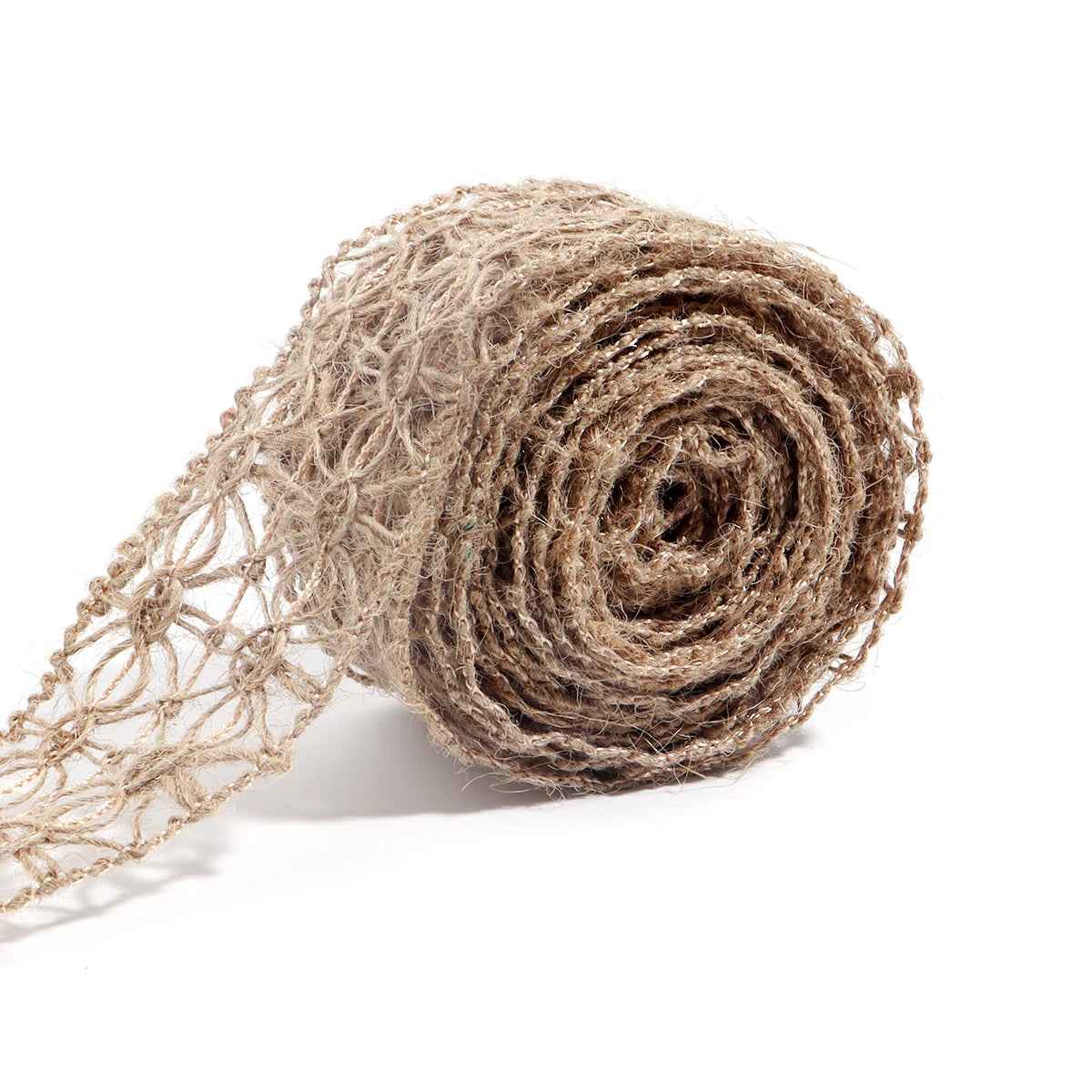 5/10Meters Linen Burlap Fabric Ribbon Macrame Craft Linen Webbing for Wedding Decoration Gifts Box Bouquet Bow Packaging Stuff