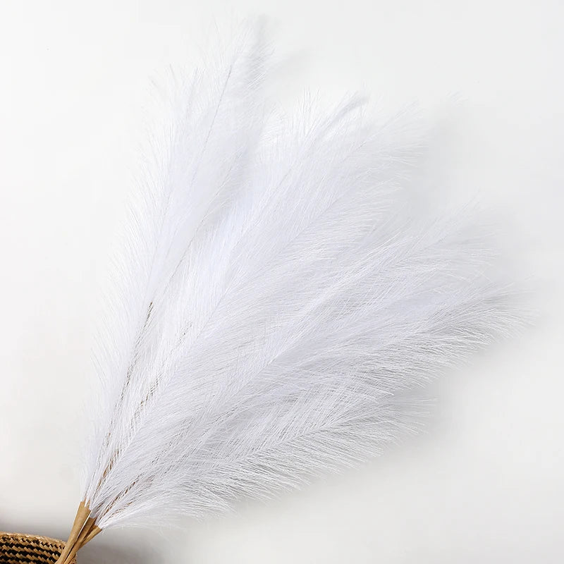 1PC Artificial Pampas Grass Fake Reeds Decor Vase Fillers Everlasting Flower Decor Centerpieces Wedding Arch Flower Faux Plants