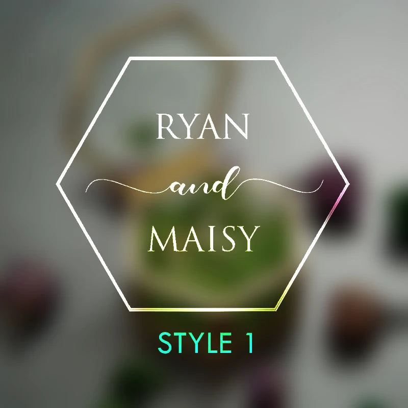 Personalized Hexagon Glass Ring Box with Moss Wedding Gold Ring Bearer Box Modern Geometrical Clear Jewelry Storage Box