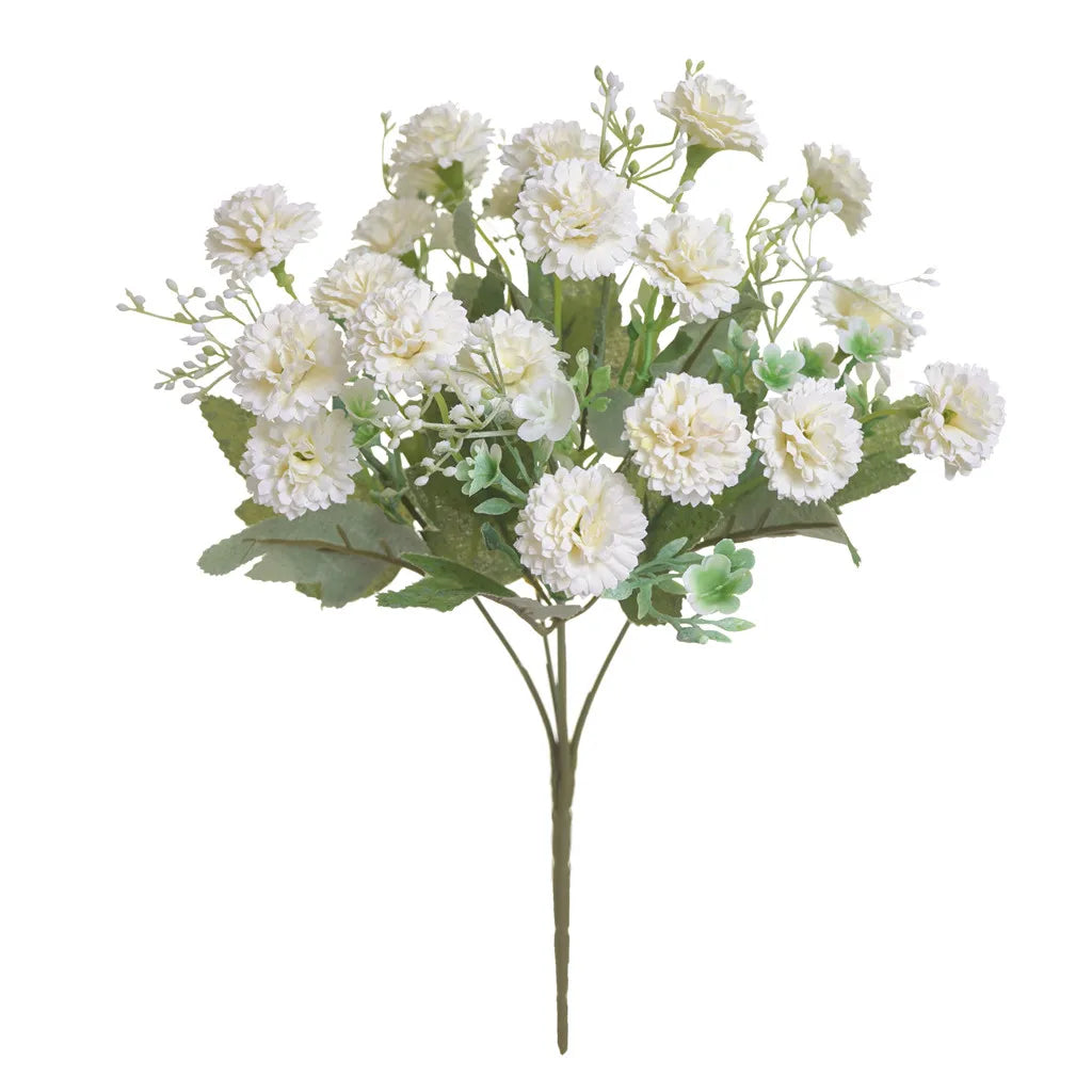 20 flower heads 1 bunch European-style small lilac carnation artificial flowers wholesale home photography soft decoration handm