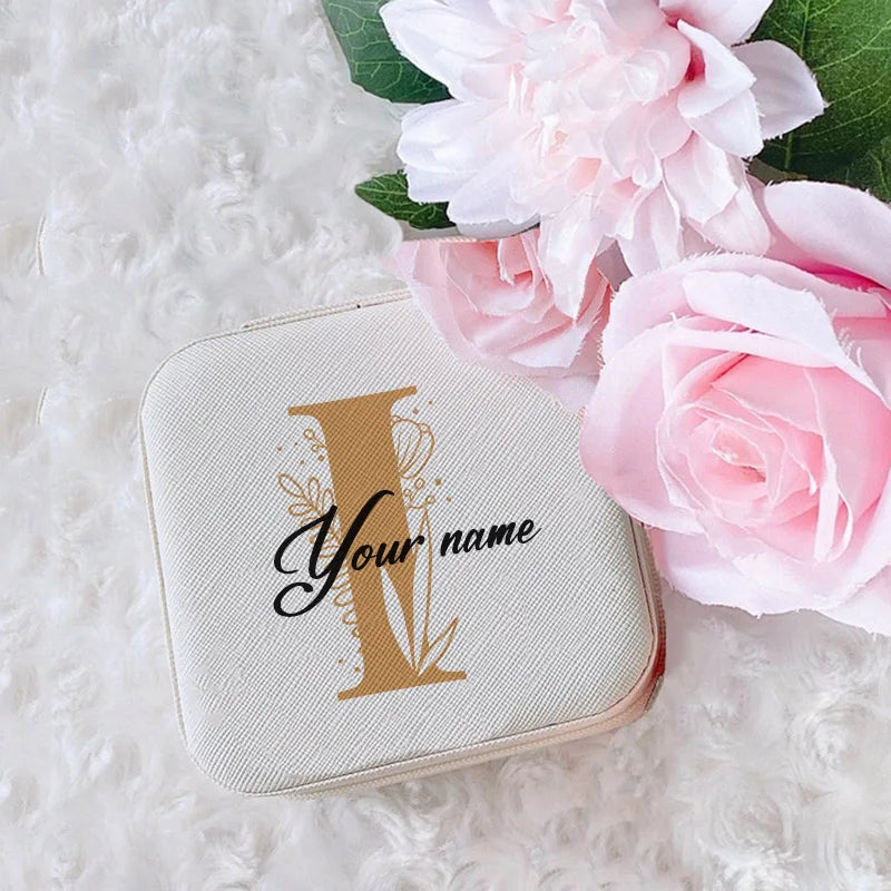 Personalized Jewelry Box Girls Jewelry Organizer Case with Name Perfect Wedding Bridesmaid Bestfriends Bachelorette Party Gift