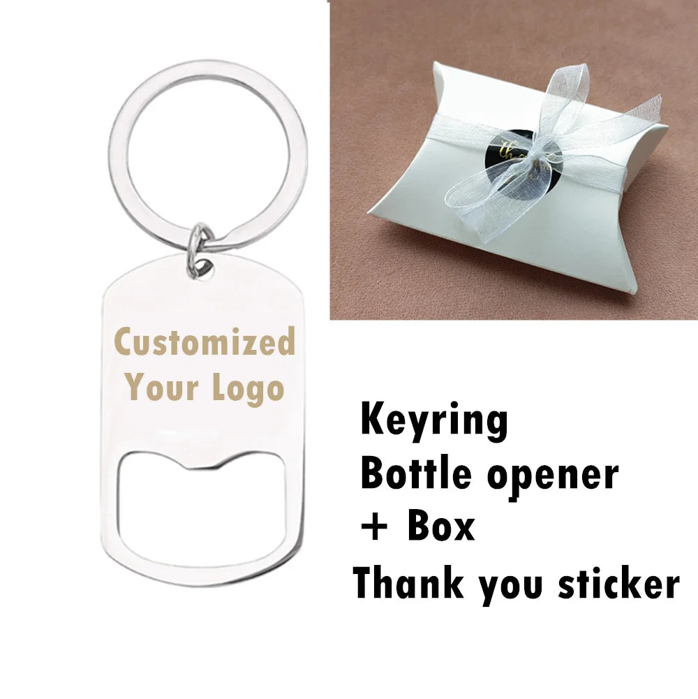 Personalized Wedding Gifts For Guests Baptism Party Favor Keychain Bottle Opener Key Holder Communion Baptism Custom Souvenir
