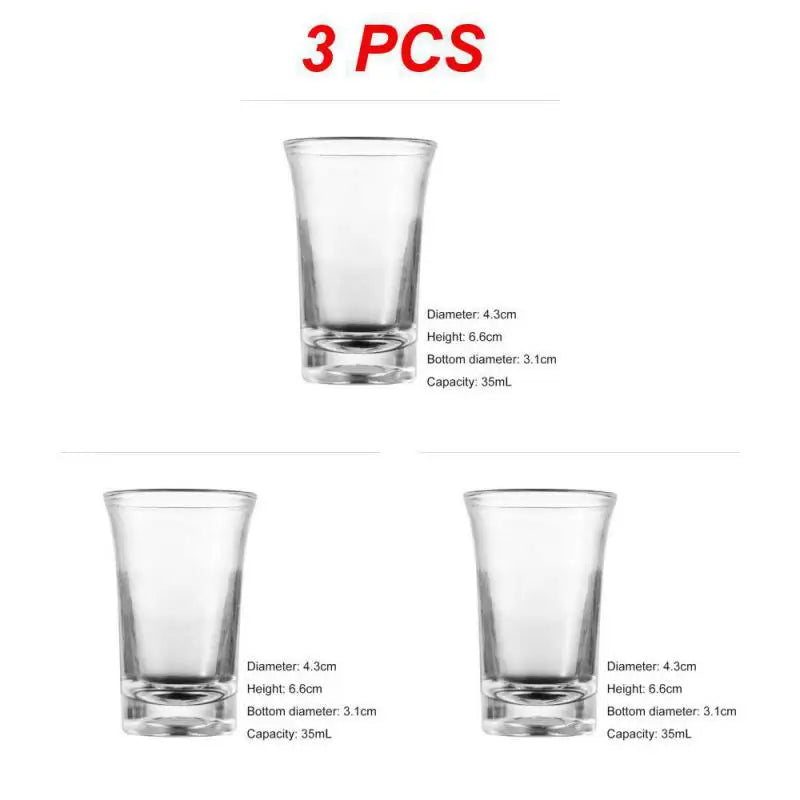 1~10PCS NEW Shot Glass Plastic Spirits Shot Cup Party Bar Club Drinking Tool Wedding Wine Glasses Cocktail Pint Vodka Cups