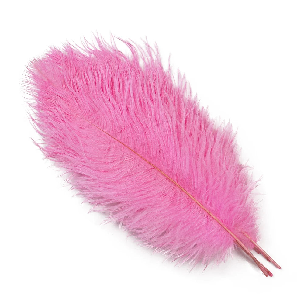 10PCS 15-60cm Big Ostrich Feathers White Ostrich Feather Plumes Carnaval Table Centerpieces Party Wedding Accessories Decoration