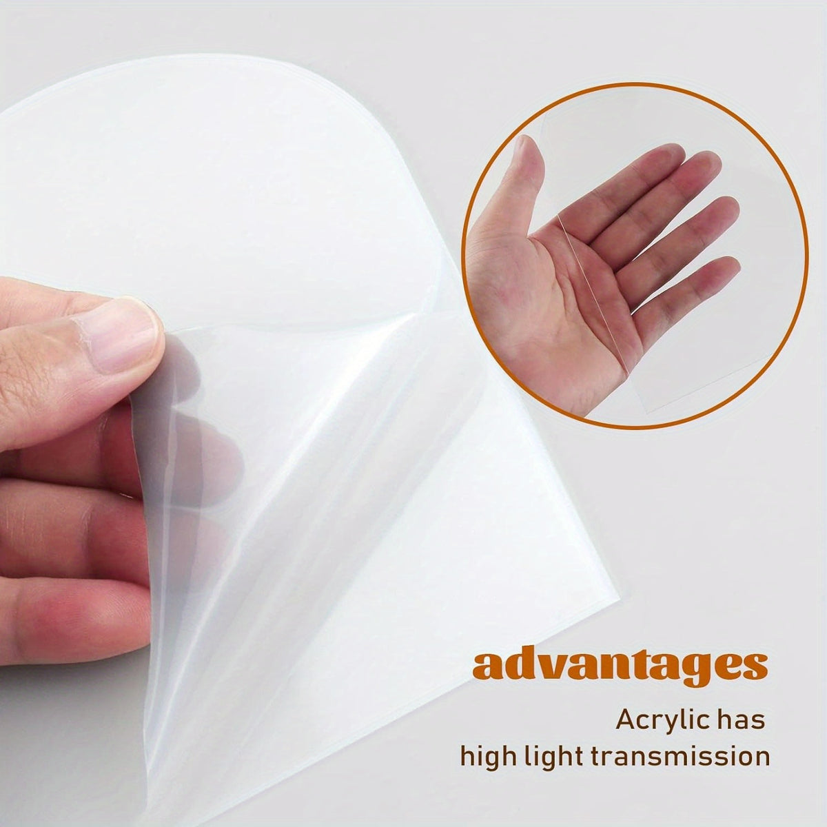 20 Elegant Arched Acrylic Signs with Wooden Stands- 10.16x15.24cm Transparent Plates for Table Numbers, Event Signs.