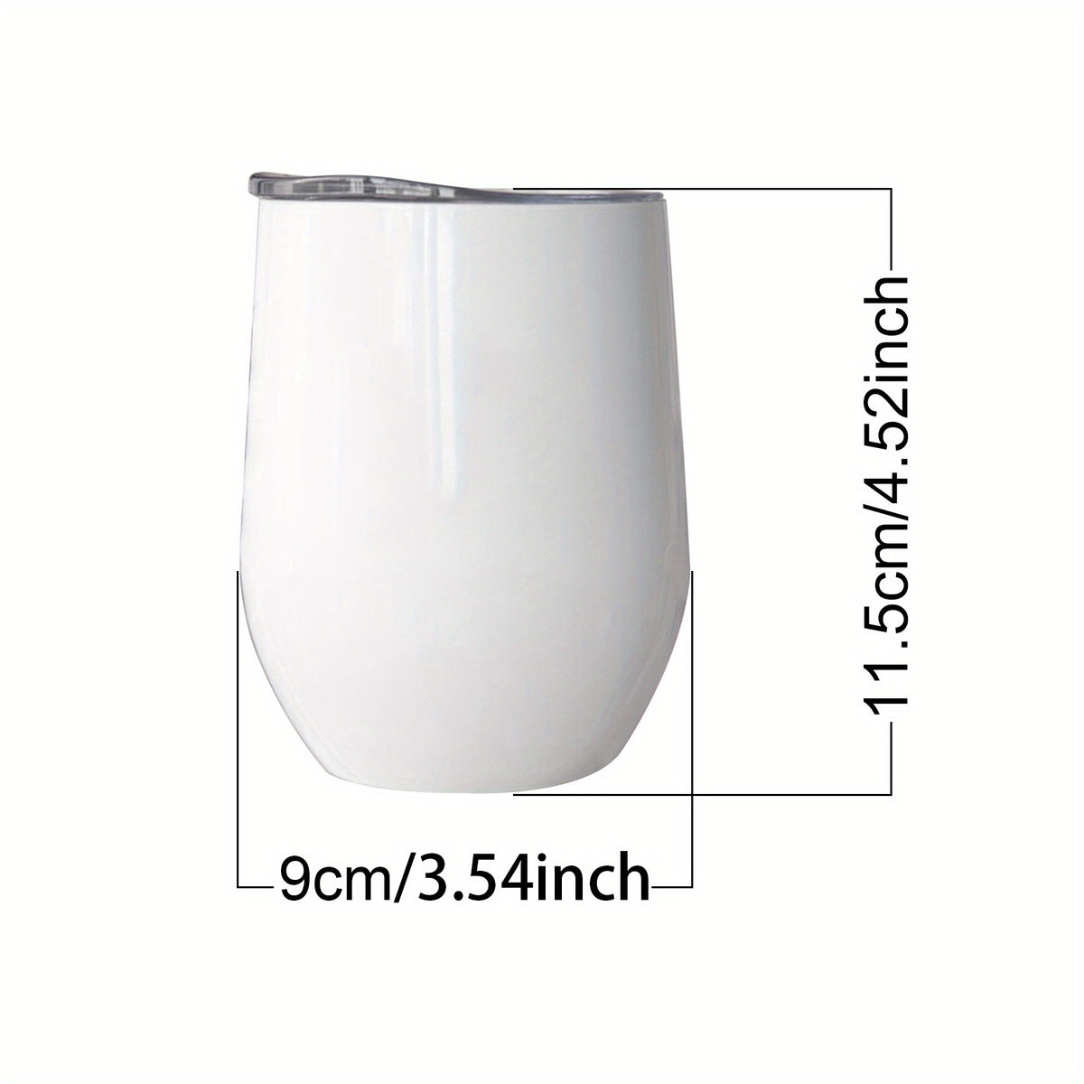2pcs 12oz Cute Wine Glasses with Lid Printed with I'M HIS Queen/HER King Pattern, Stainless Steel Coffee Cups, Suitable for Christmas and Valentine's Day Gifts for Your Partner