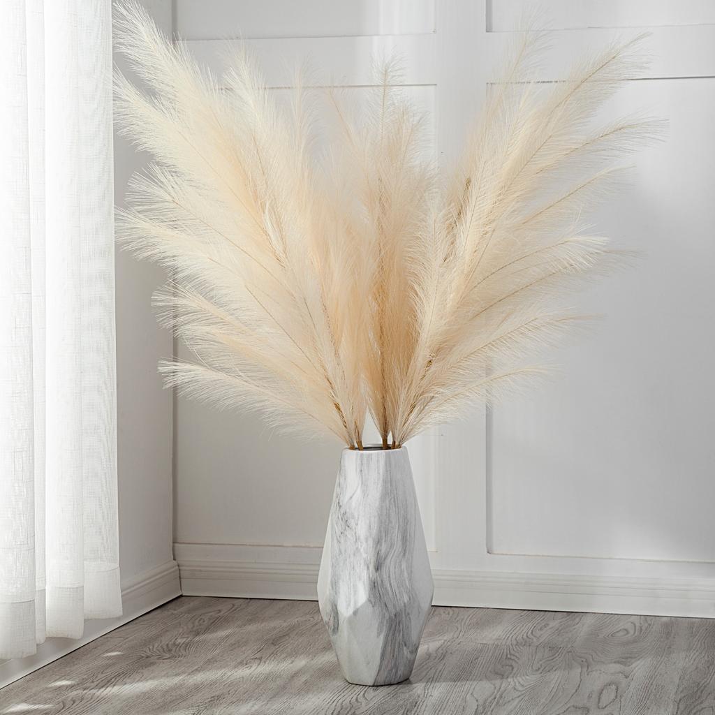 XL Faux Pampas Grass 120cm Tall Boho Wedding Decor Large Tall Pampas