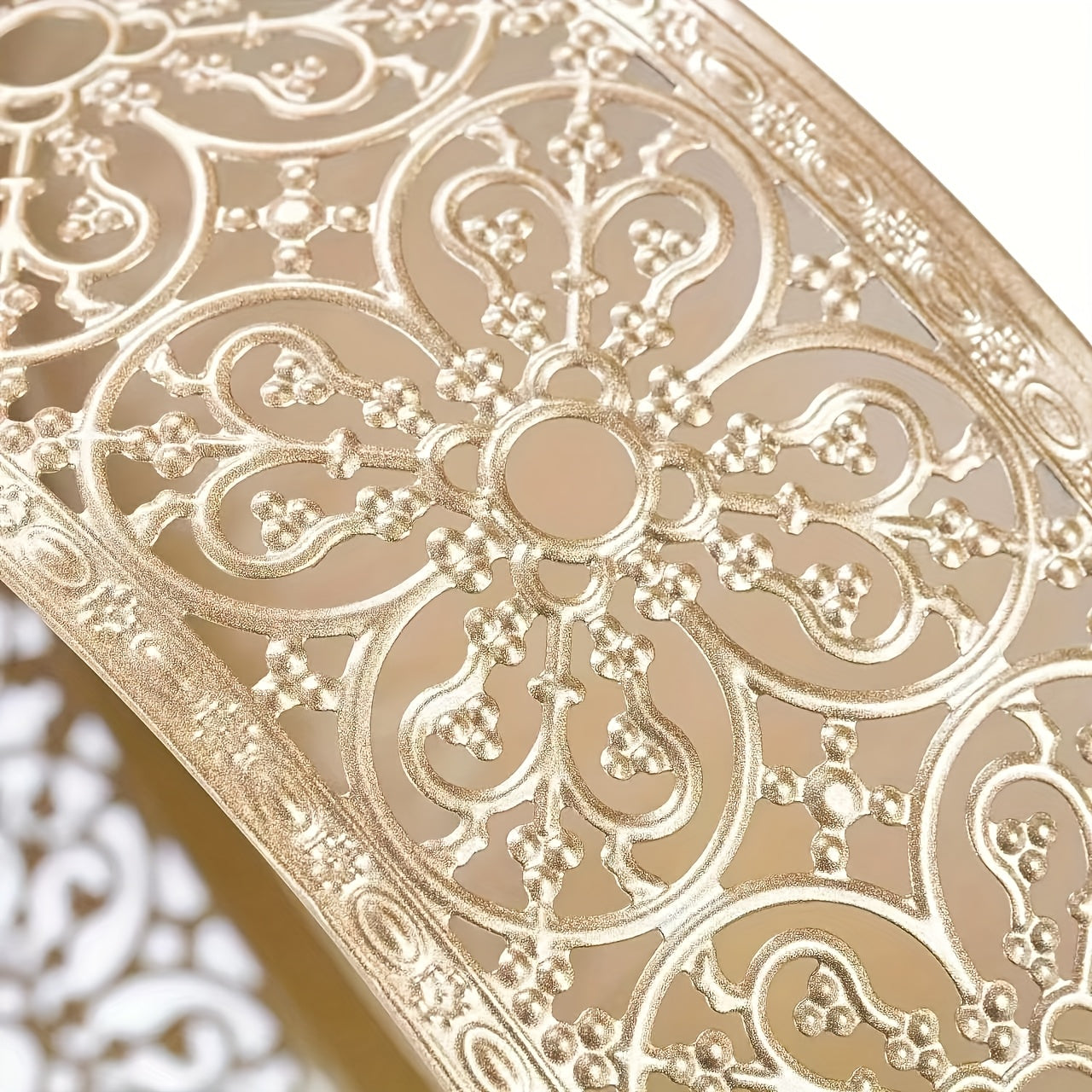 3-Piece Champagne Gold Wedding Display Stand - Reusable Anniversary Party Decoration Tray