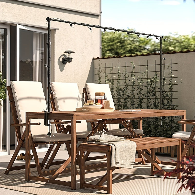 Adjustable Table Arch - Heavy-Duty Iron Construction, Extendable from 79.25cm to 259.08cm