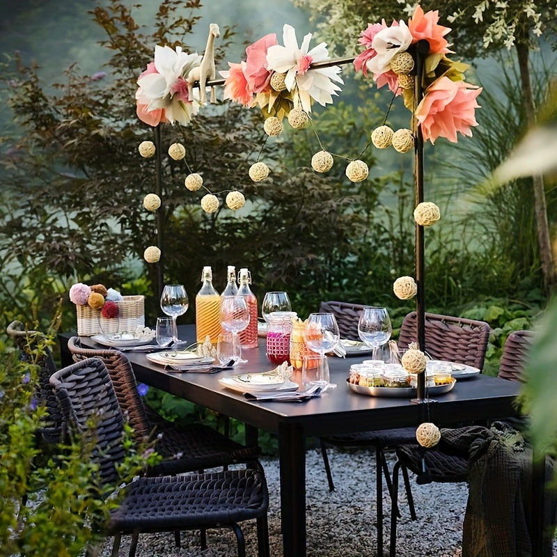 Adjustable Table Arch - Heavy-Duty Iron Construction, Extendable from 79.25cm to 259.08cm